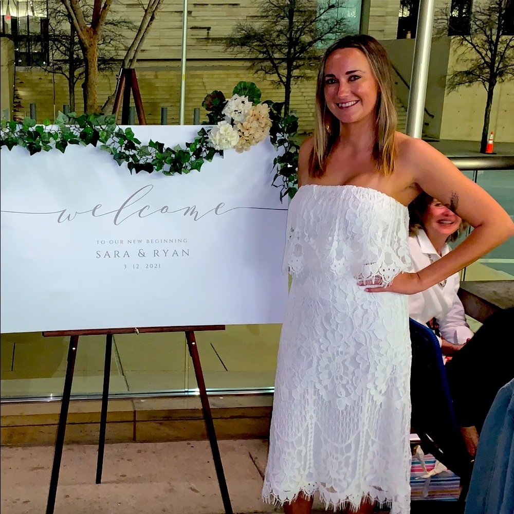 White lulus dress